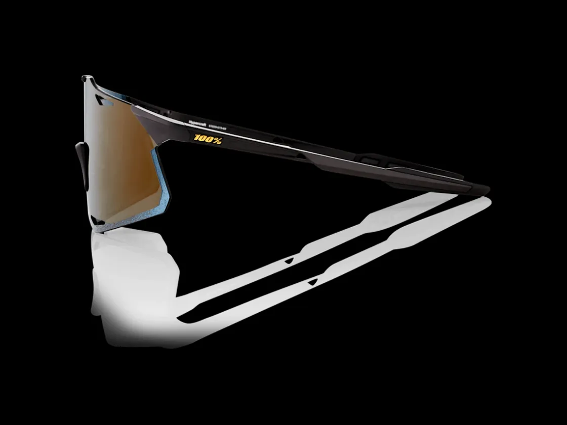 Trek Bikes 100% Hypercraft Standard Lens Sunglasses Black/Gold Hot