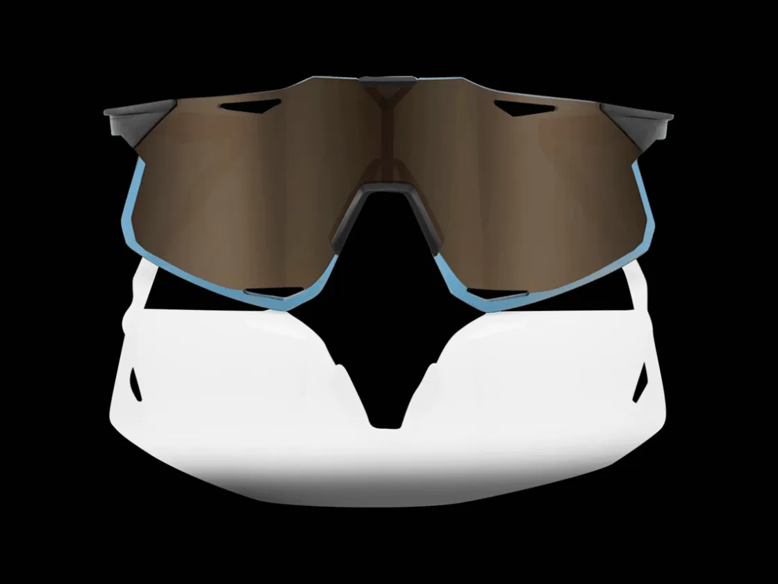 Trek Bikes 100% Hypercraft Standard Lens Sunglasses Black/Gold Hot