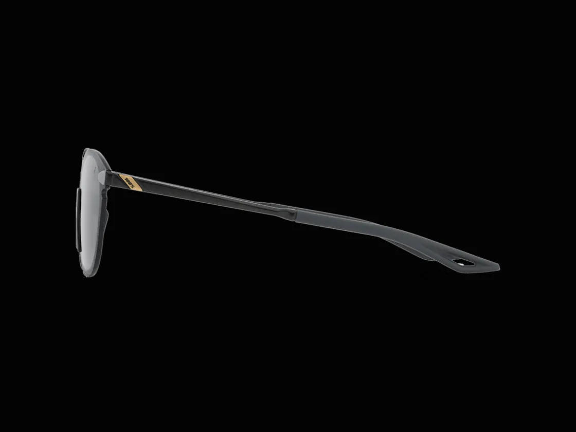 Trek Bikes 100% Legere Round Standard Lens Sunglasses Black Clearance