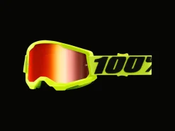 Trek Bikes 100% Strata 2 Mirror Lens Goggles Visibility Yellow/Red Cheap