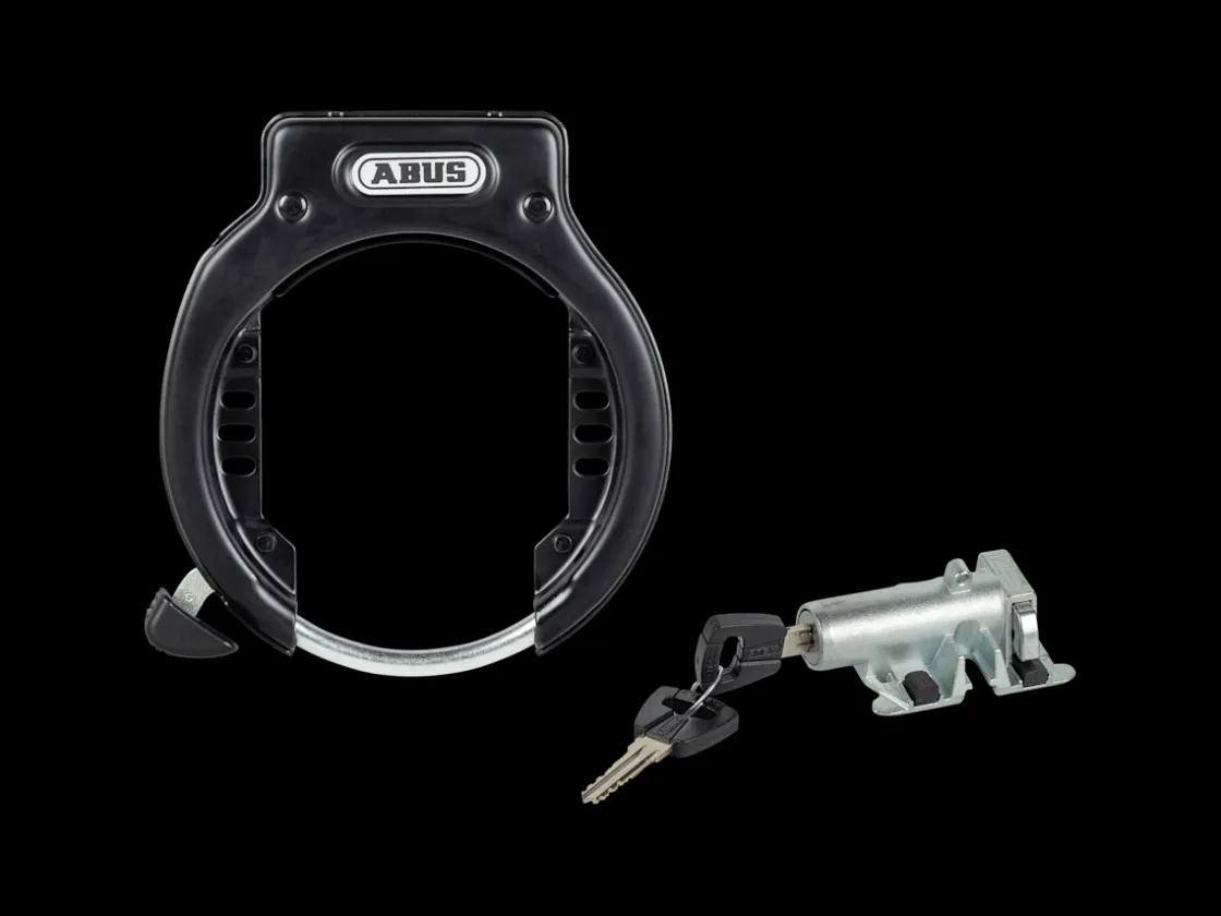 Trek Bikes ABUS Ring Lock 4650XL NR & RIB Battery Lock BES3 DT3 T82 Black Store