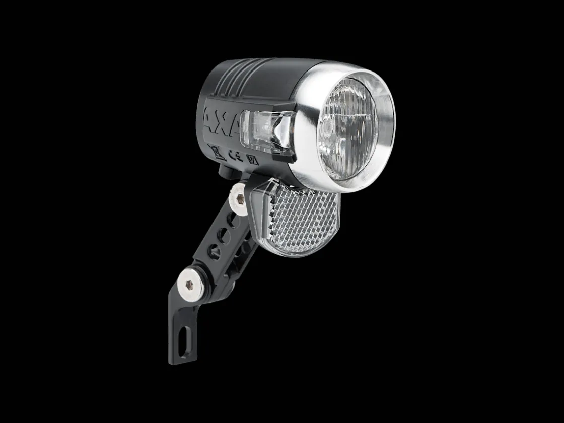 Trek Bikes AXA Blueline 50 E-bike Front Bike Light Black/Aluminum Best