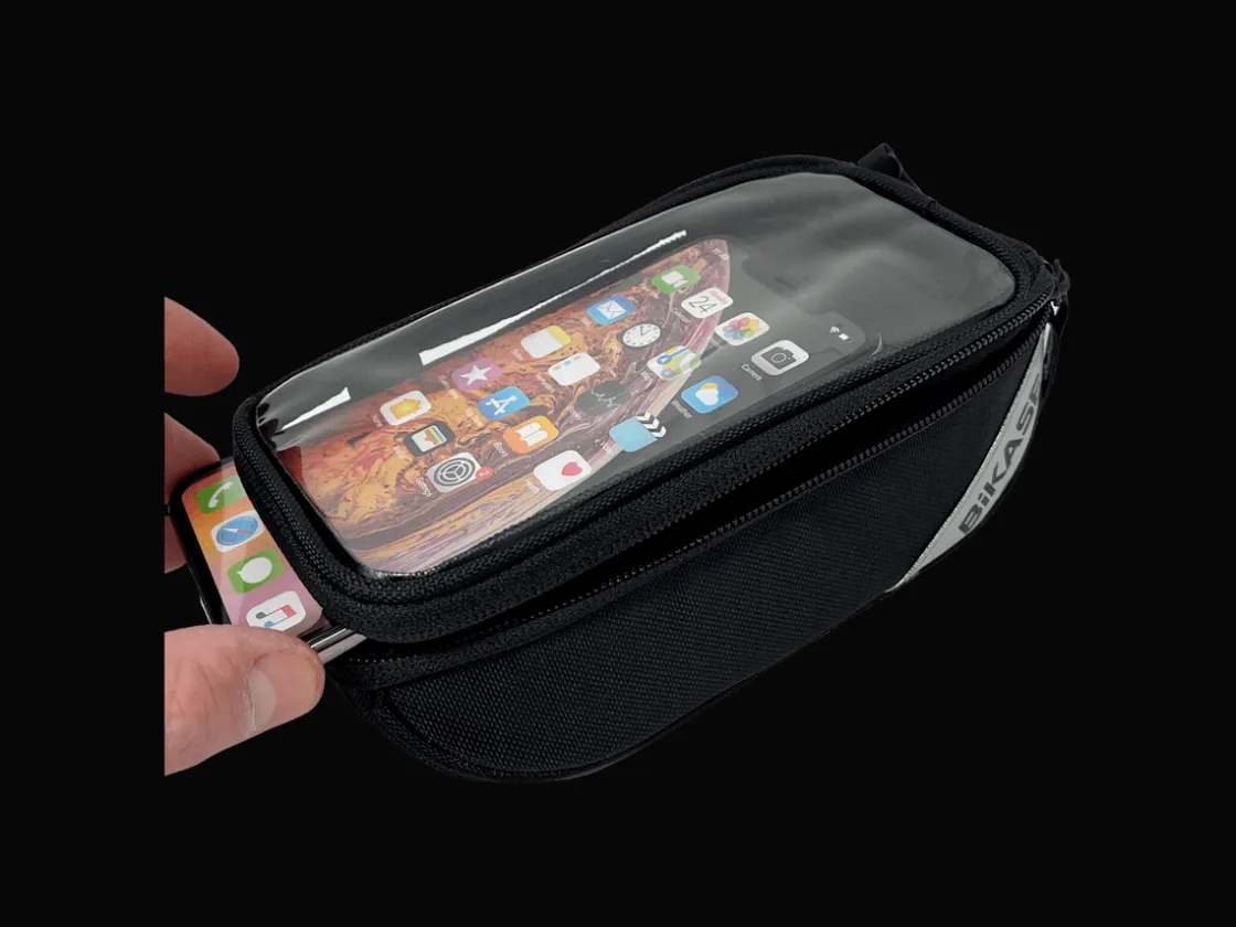 Trek Bikes BiKASE Beetle 6 Top Tube Phone & Storage Case Black Cheap