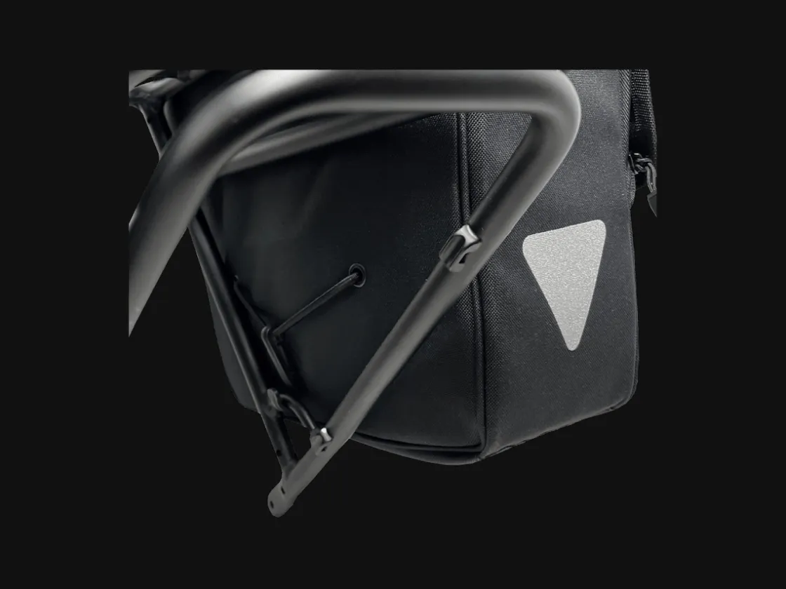 Trek Bikes BiKASE City Double Sided Pannier Set Black Best