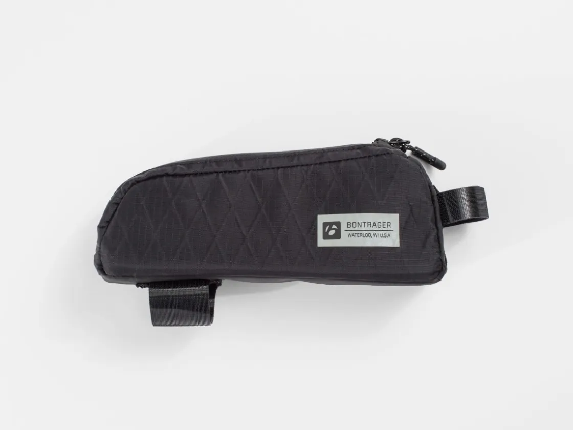 Trek Bikes Bontrager Adventure Top Tube Bag Black/Silver Flash Sale