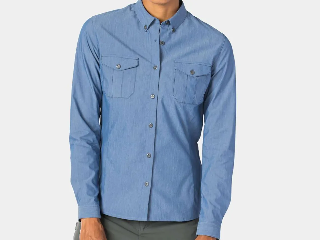 Trek Bikes Bontrager Adventure Women's Cycling Chambray Shirt Cheap