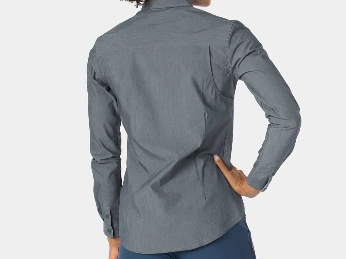Trek Bikes Bontrager Adventure Women's Cycling Chambray Shirt Cheap