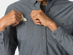 Trek Bikes Bontrager Adventure Women's Cycling Chambray Shirt Cheap
