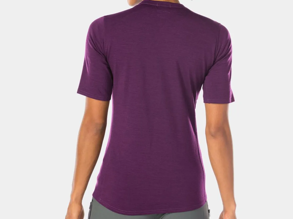 Trek Bikes Bontrager Adventure Women's Wool Blend Cycling Henley Clearance