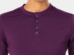 Trek Bikes Bontrager Adventure Women's Wool Blend Cycling Henley Clearance