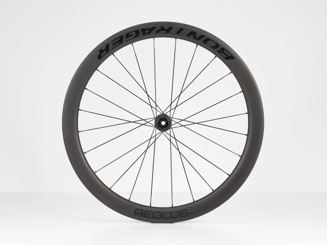 Trek Bikes Bontrager Aeolus Elite 50 TLR Disc Road Wheel Black Fashion