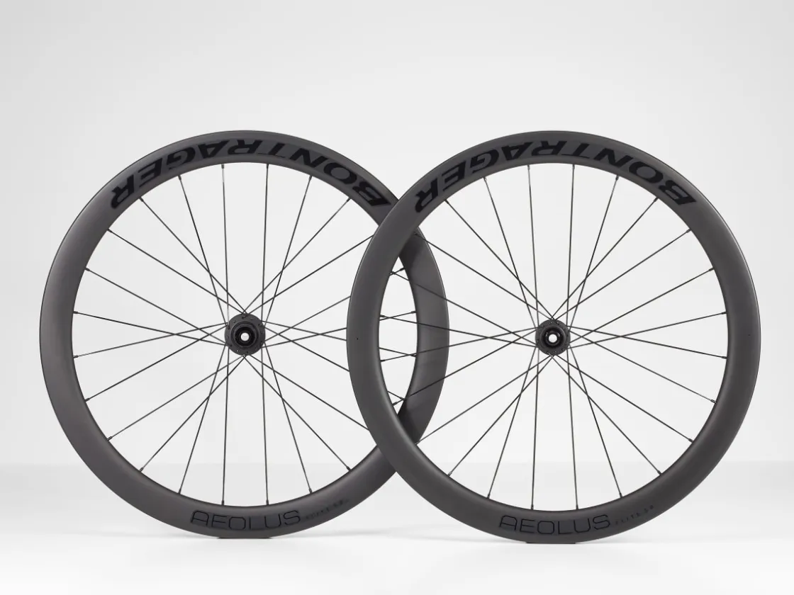 Trek Bikes Bontrager Aeolus Elite 50 TLR Disc Road Wheel Black Fashion