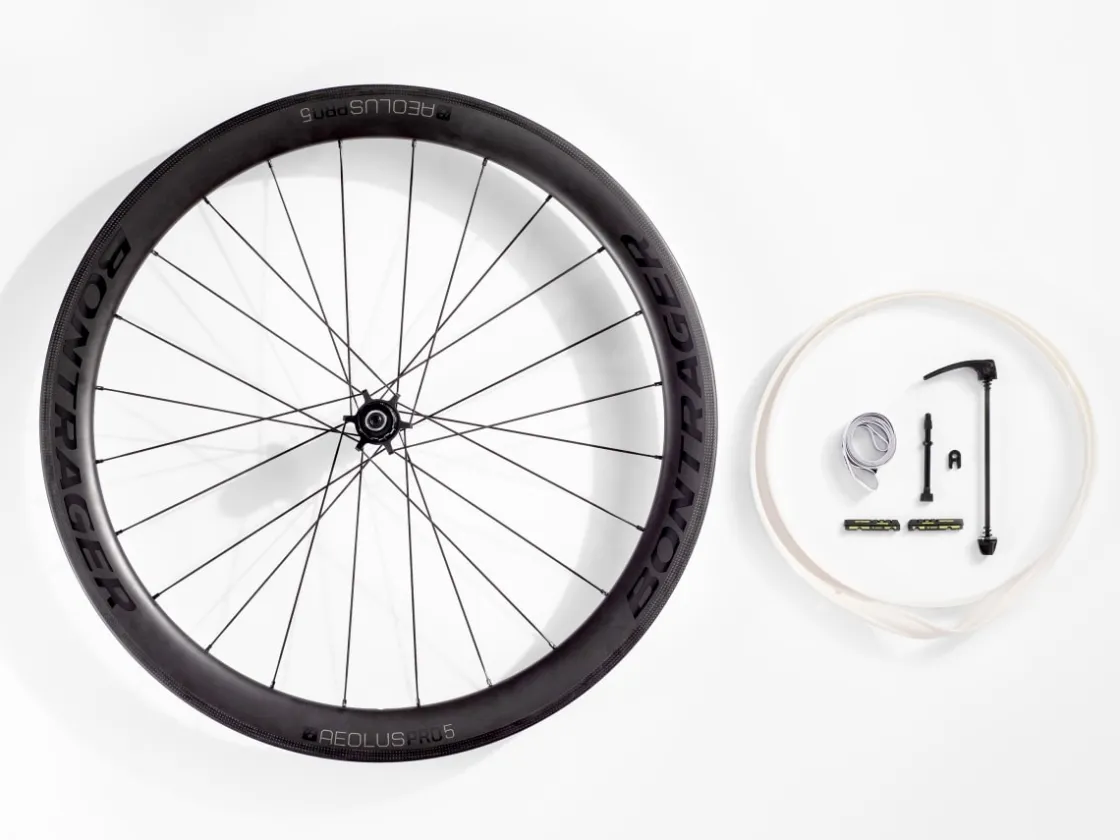 Trek Bikes Bontrager Aeolus Pro 5 TLR Road Wheel Black/Anthracite Hot