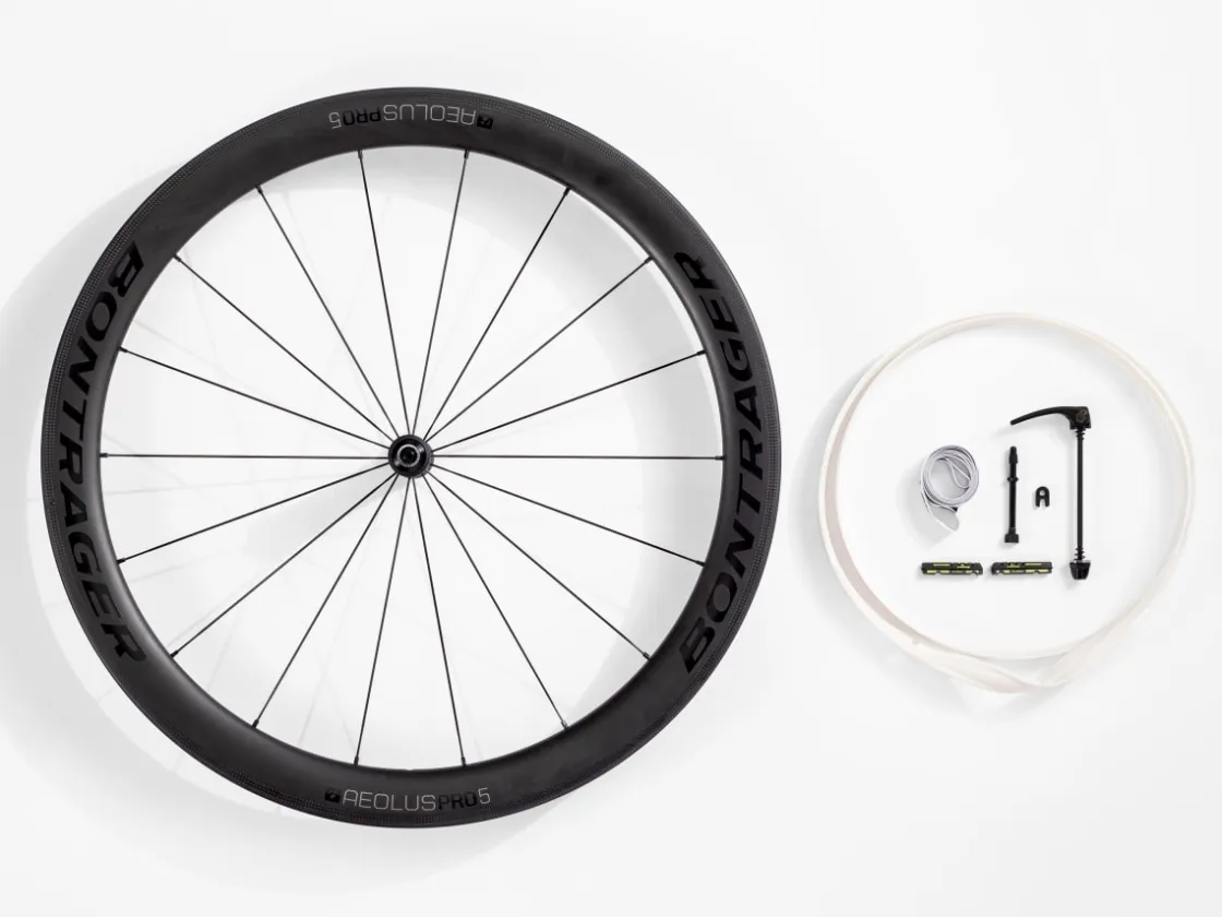 Trek Bikes Bontrager Aeolus Pro 5 TLR Road Wheel Black/Anthracite Hot