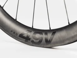 Trek Bikes Bontrager Aeolus Pro 49V Disc TLR Road Wheel Black Hot