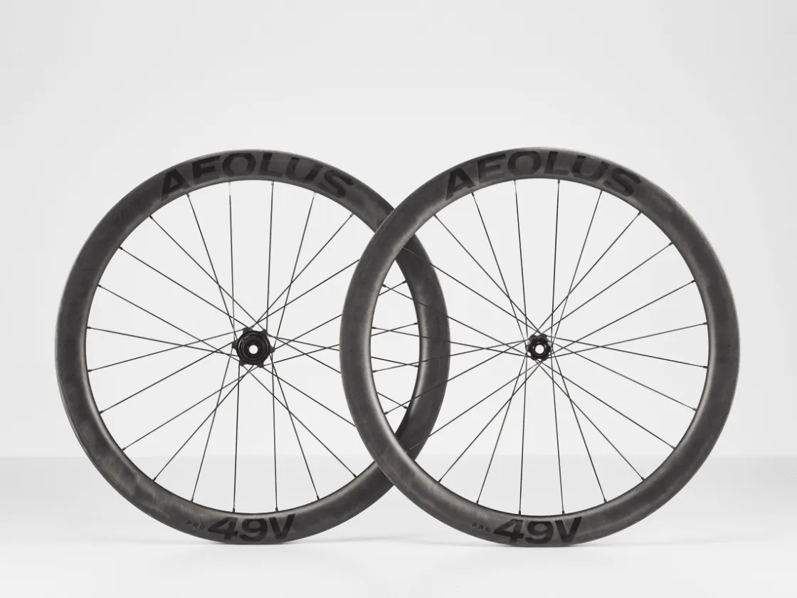 Trek Bikes Bontrager Aeolus Pro 49V Disc TLR Road Wheel Black Hot