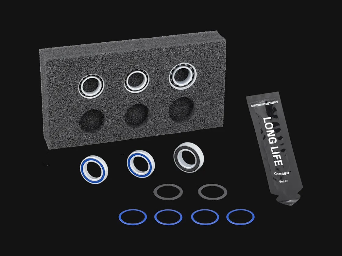 Trek Bikes Bontrager Aeolus RSL CeramicSpeed Coated Hub Kit Black Shop