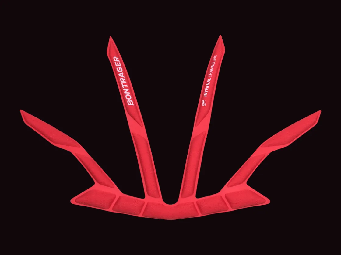 Trek Bikes Bontrager Ballista Mips Bike Helmet Fit Pad Kit Red Hot