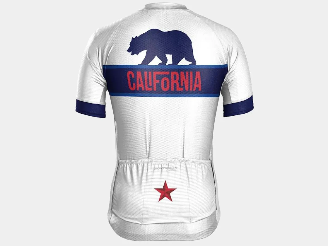 Trek Bikes Bontrager California State Cycling Jersey White Discount