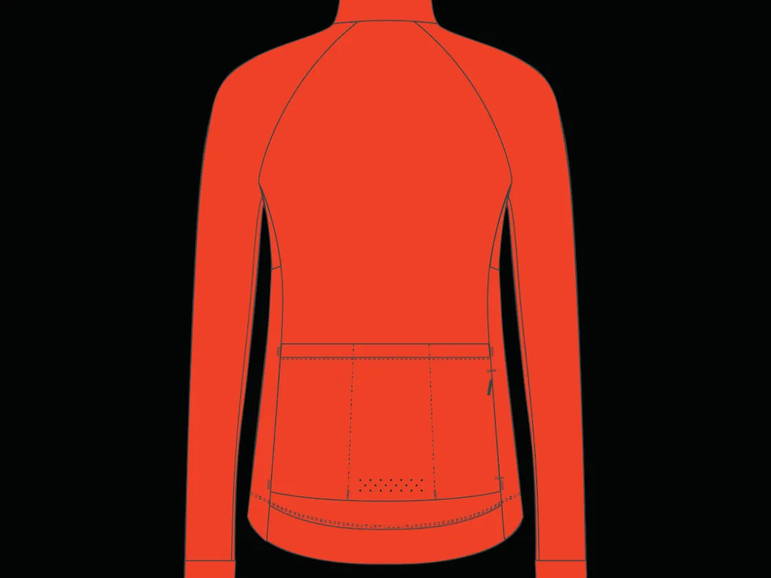 Trek Bikes Bontrager Circuit Thermal Long Sleeve Cycling Jersey Deep Dark Blue Shop