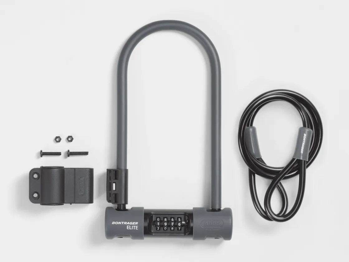 Trek Bikes Bontrager Elite Combo U-Lock with 4' Cable Black Sale