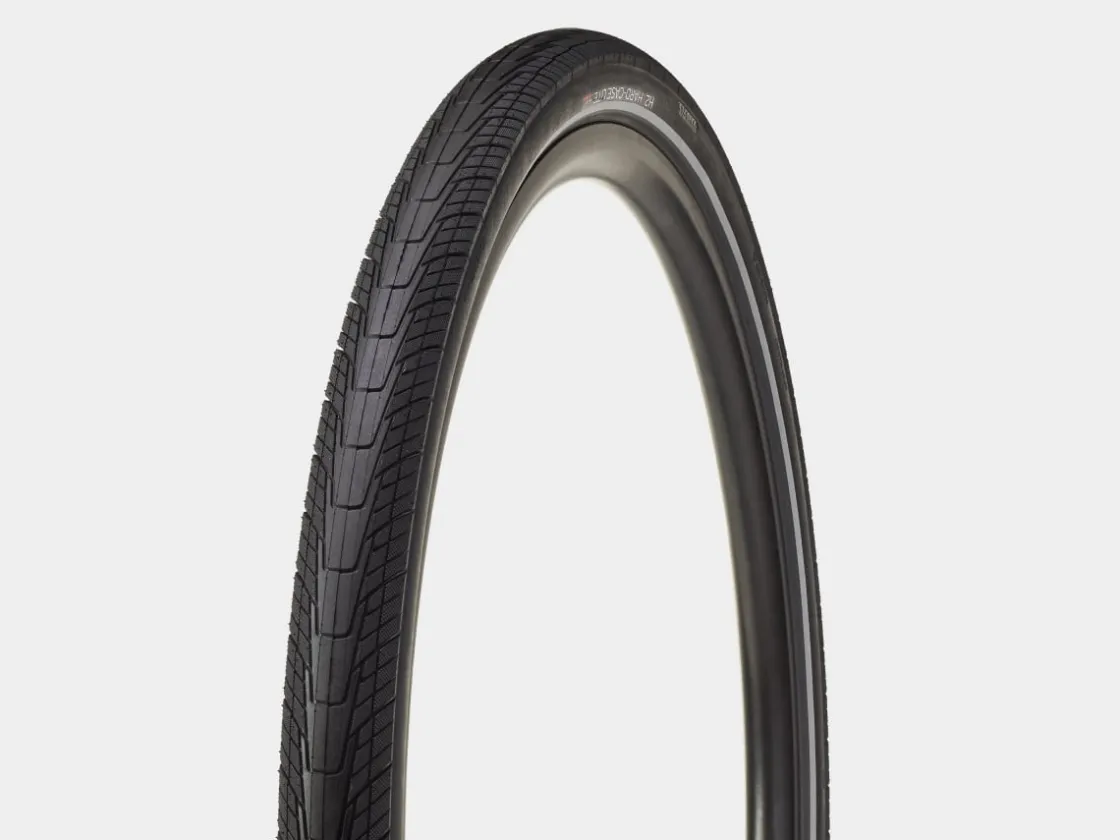 Trek Bikes Bontrager H2 Hard-Case Lite Reflective Hybrid Tire Black/Reflective Discount