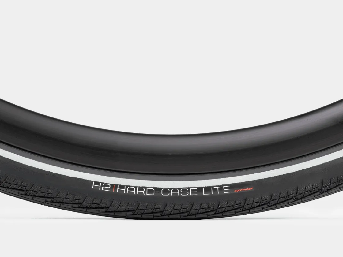 Trek Bikes Bontrager H2 Hard-Case Lite Reflective Hybrid Tire Black/Reflective Discount