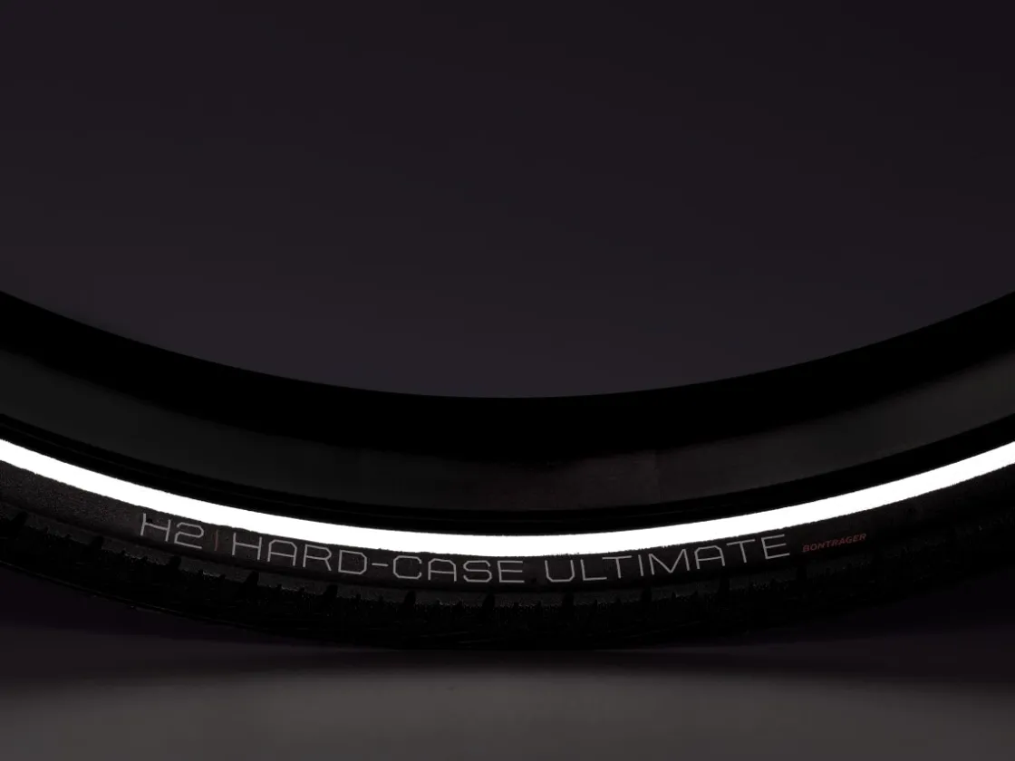 Trek Bikes Bontrager H2 Hard-Case Ultimate Reflective Hybrid Tire Black/Reflective Outlet