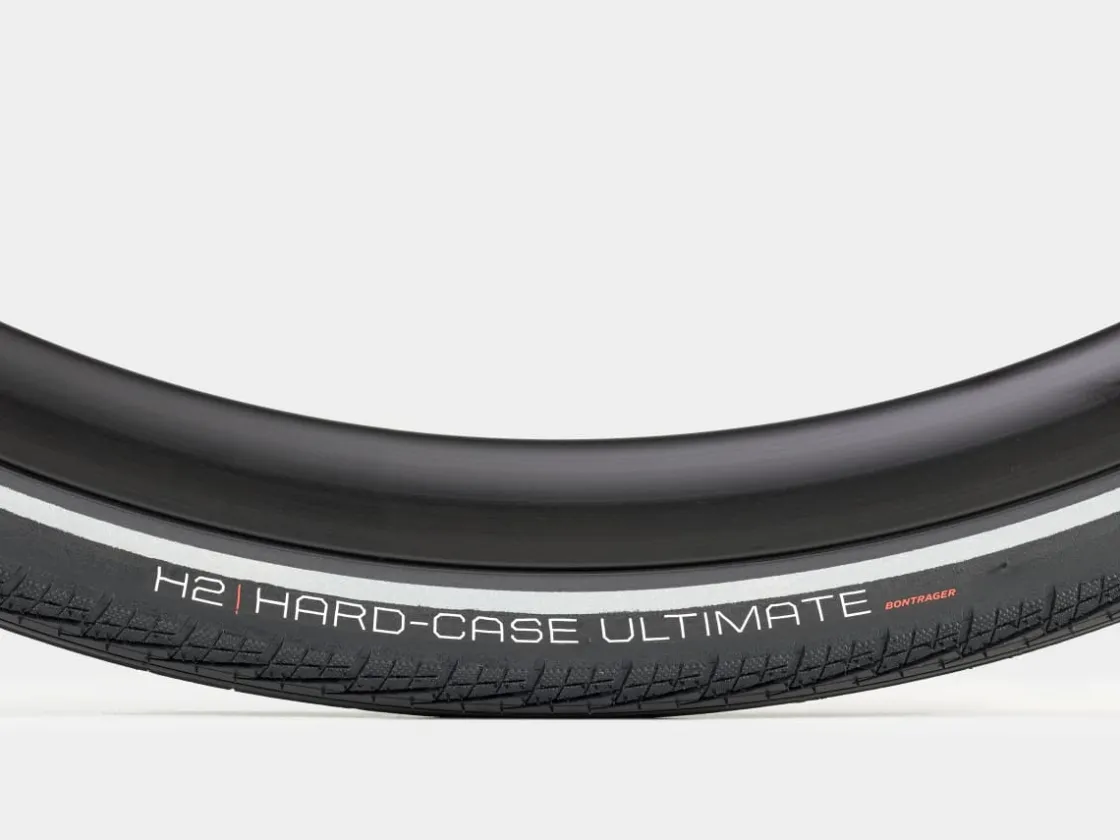 Trek Bikes Bontrager H2 Hard-Case Ultimate Reflective Hybrid Tire Black/Reflective Outlet