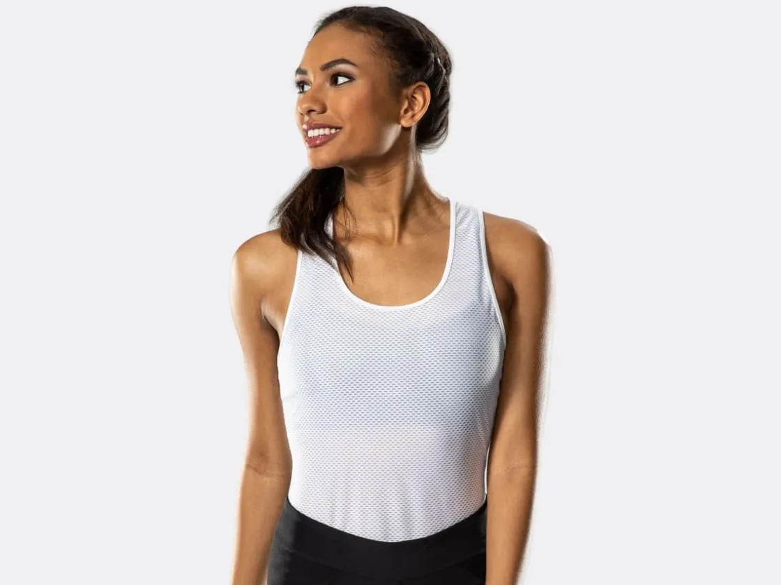 Trek Bikes Bontrager Mesh Women's Sleeveless Cycling Baselayer White Flash Sale