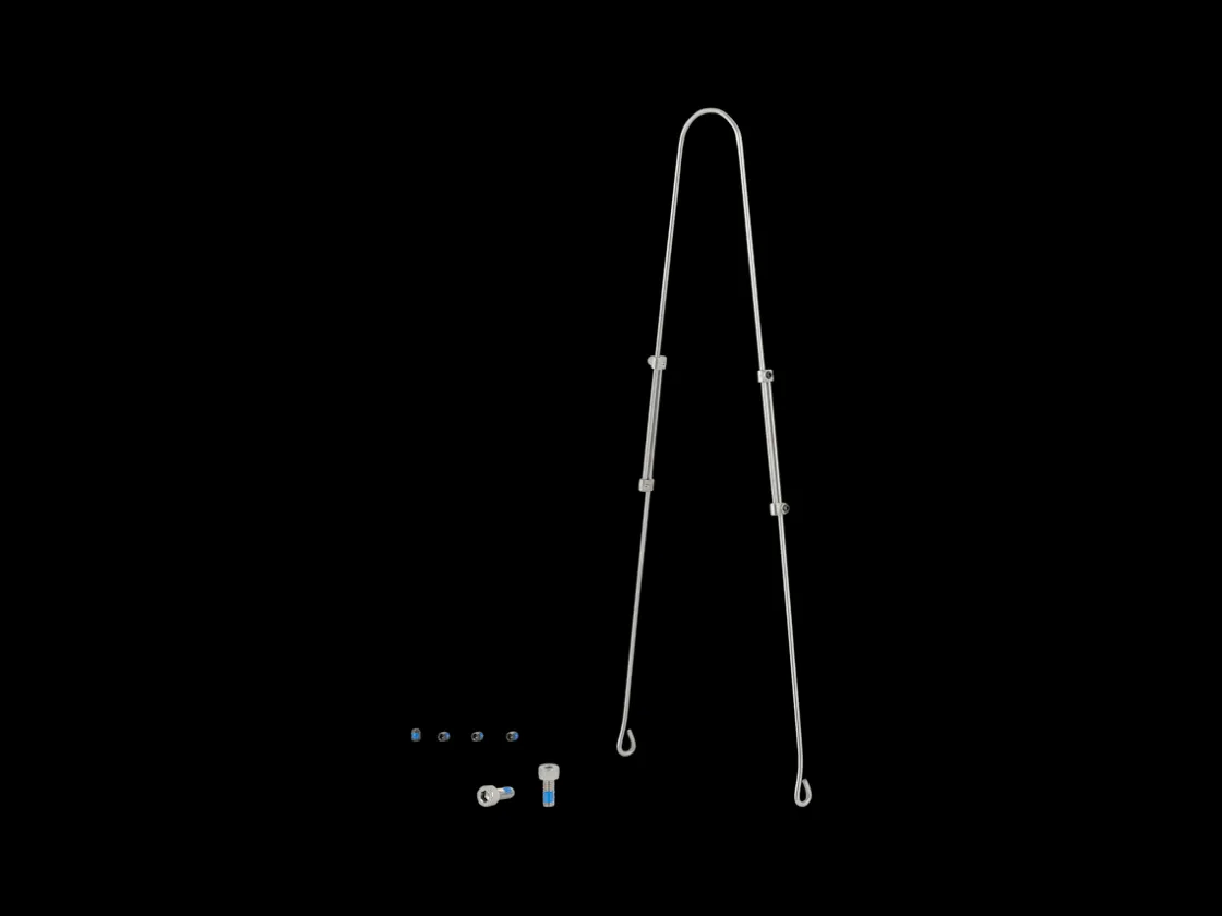 Trek Bikes Bontrager NCS 45mm Fender Alloy Front Strut Kit Grey Sale