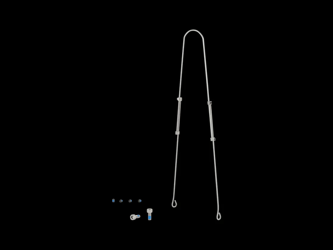 Trek Bikes Bontrager NCS 55mm Fender Alloy Front Strut Kit Grey Shop