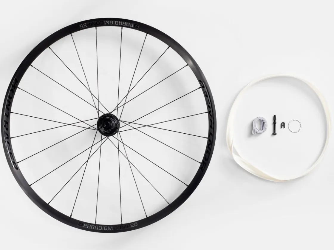 Trek Bikes Bontrager Paradigm Comp 25 TLR Disc Road Wheel Black Store
