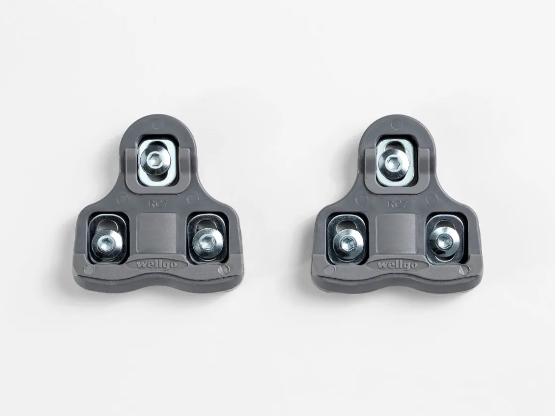 Trek Bikes Bontrager Road Clipless 9 Degree Pedal Cleat Set Grey Flash Sale
