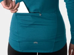 Trek Bikes Bontrager Vella Women's Thermal Long Sleeve Cycling Jersey Quicksilver Best