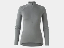 Trek Bikes Bontrager Vella Women's Thermal Long Sleeve Cycling Jersey Quicksilver Best