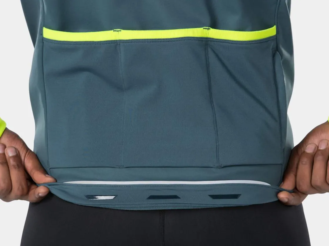 Trek Bikes Bontrager Velocis Subzero Softshell Cycling Jacket Battleship Blue Fashion