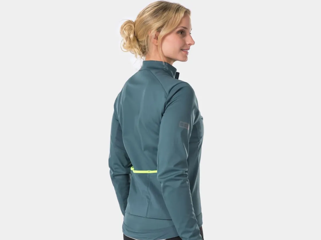 Trek Bikes Bontrager Velocis Women's Subzero Softshell Cycling Jacket Battleship Blue Flash Sale
