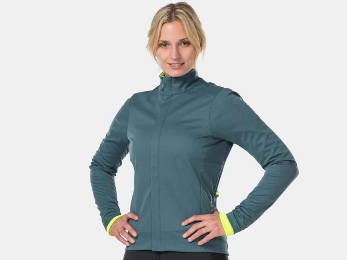 Trek Bikes Bontrager Velocis Women's Subzero Softshell Cycling Jacket Battleship Blue Flash Sale