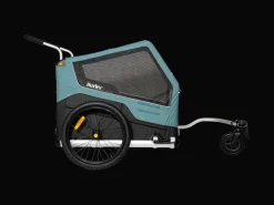 Trek Bikes Burley Bark Ranger&trade; XL Pet Trailer Black/Dark Teal Hot