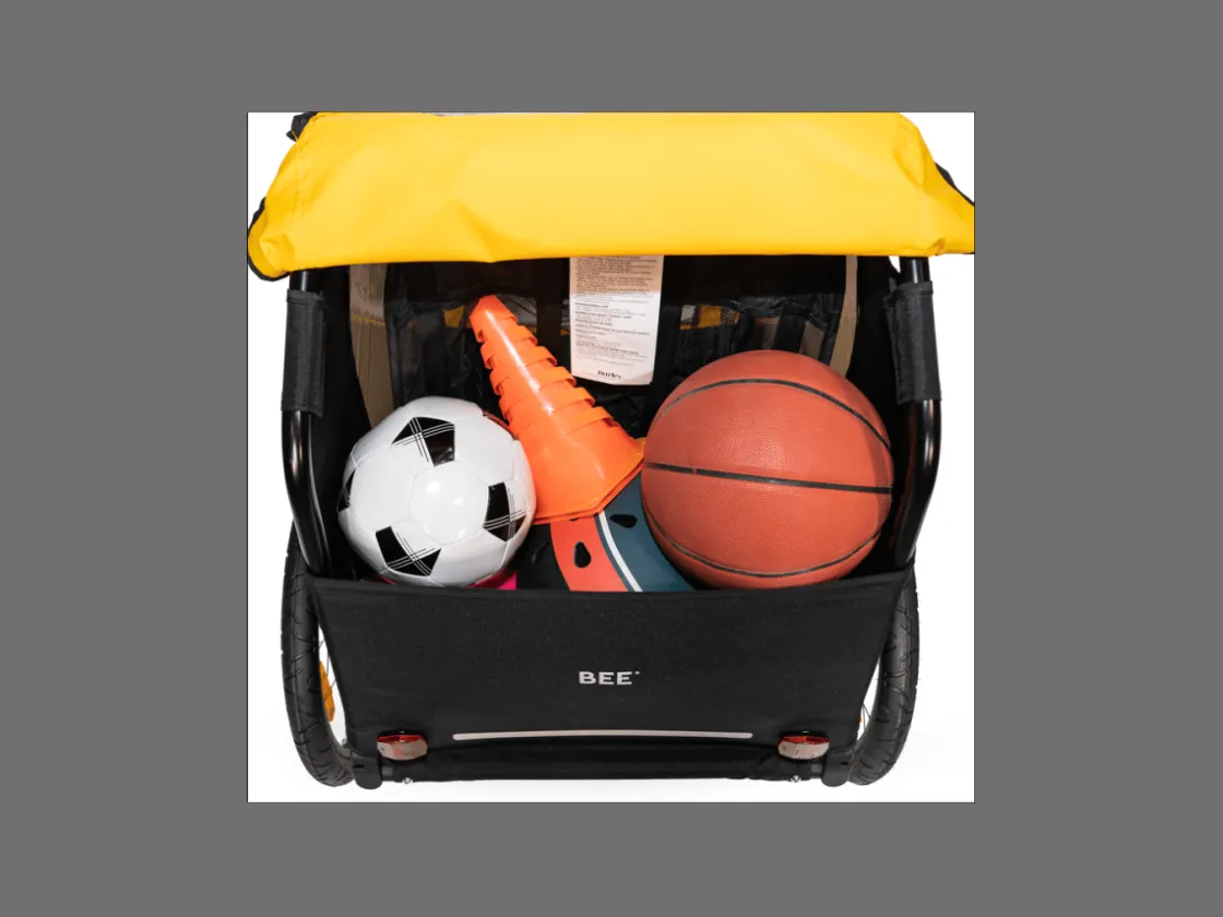 Trek Bikes Burley Bee Kids Trailer Yellow Hot