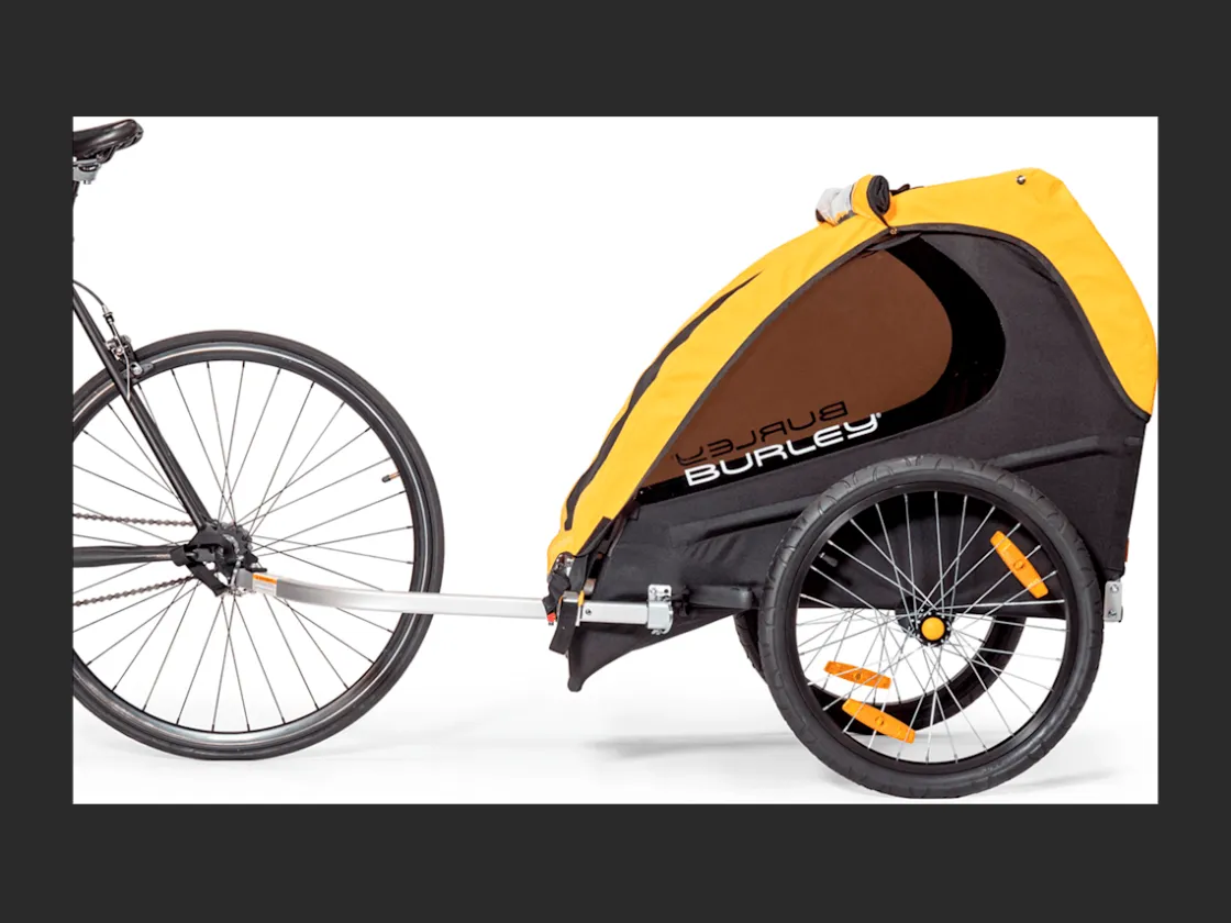 Trek Bikes Burley Bee Kids Trailer Yellow Hot