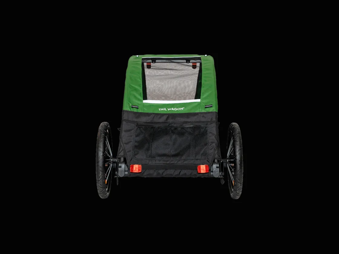 Trek Bikes Burley Tail Wagon® Pet Trailer Black/Dark Green Flash Sale