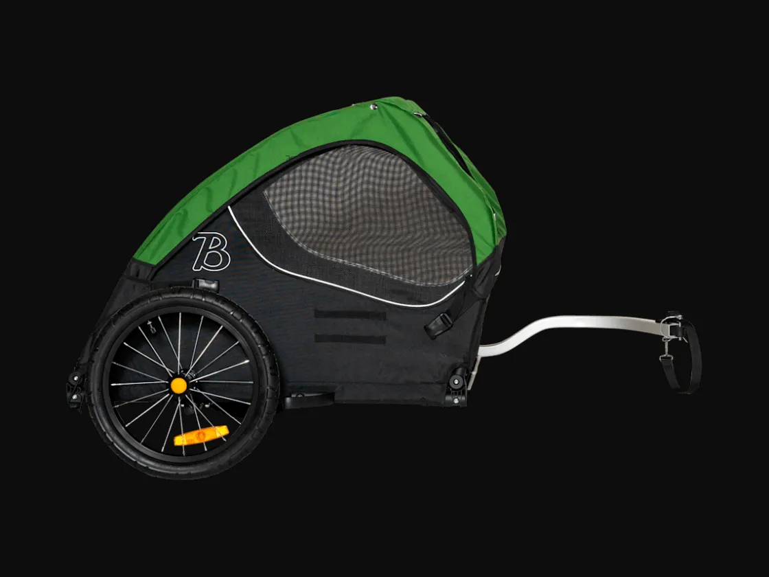 Trek Bikes Burley Tail Wagon® Pet Trailer Black/Dark Green Flash Sale