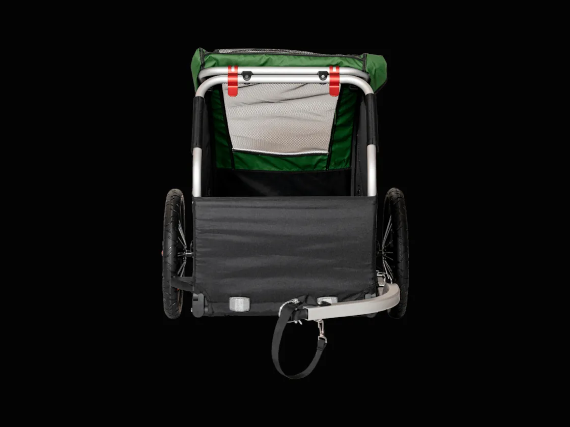 Trek Bikes Burley Tail Wagon® Pet Trailer Black/Dark Green Flash Sale