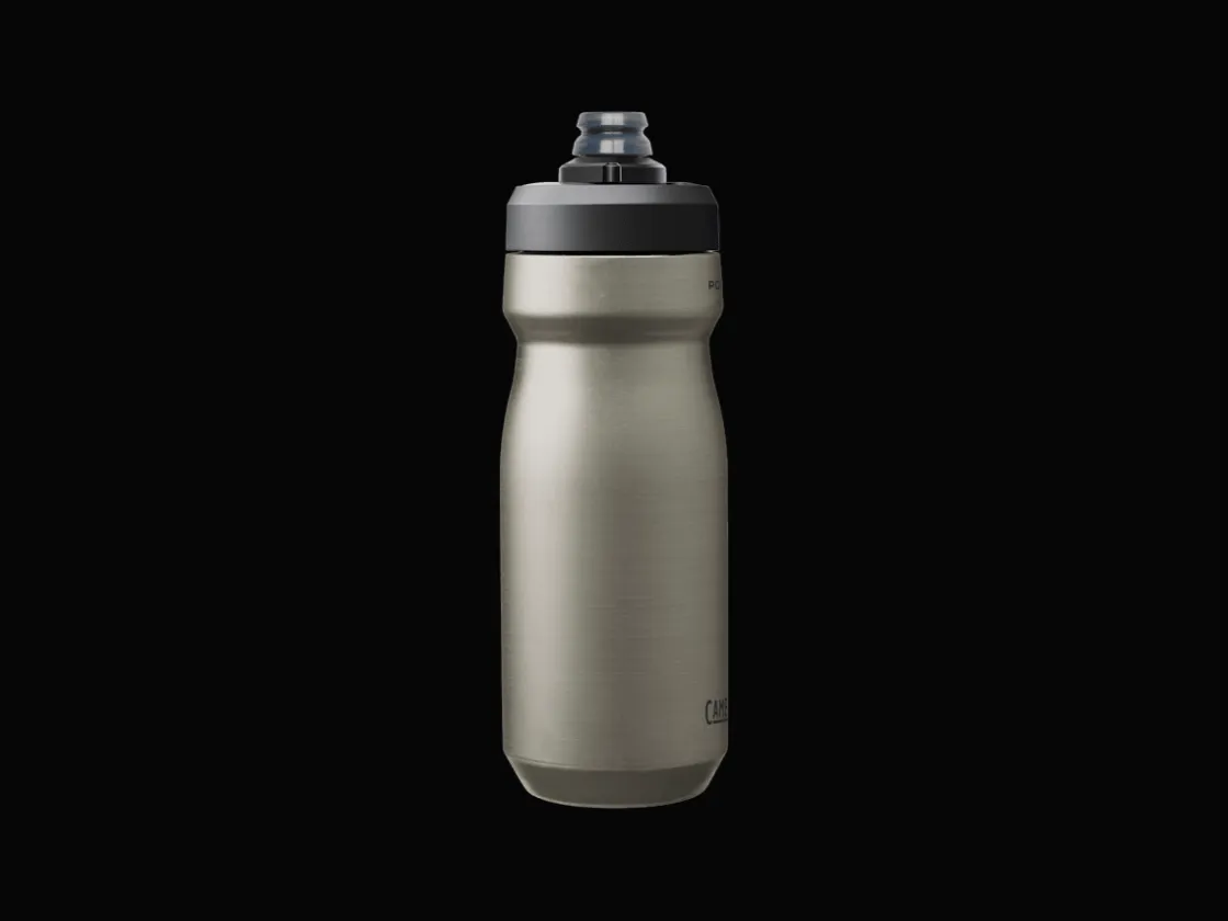 Trek Bikes CamelBak Podium Titanium Insulated 18oz Water Bottle Grey Hot