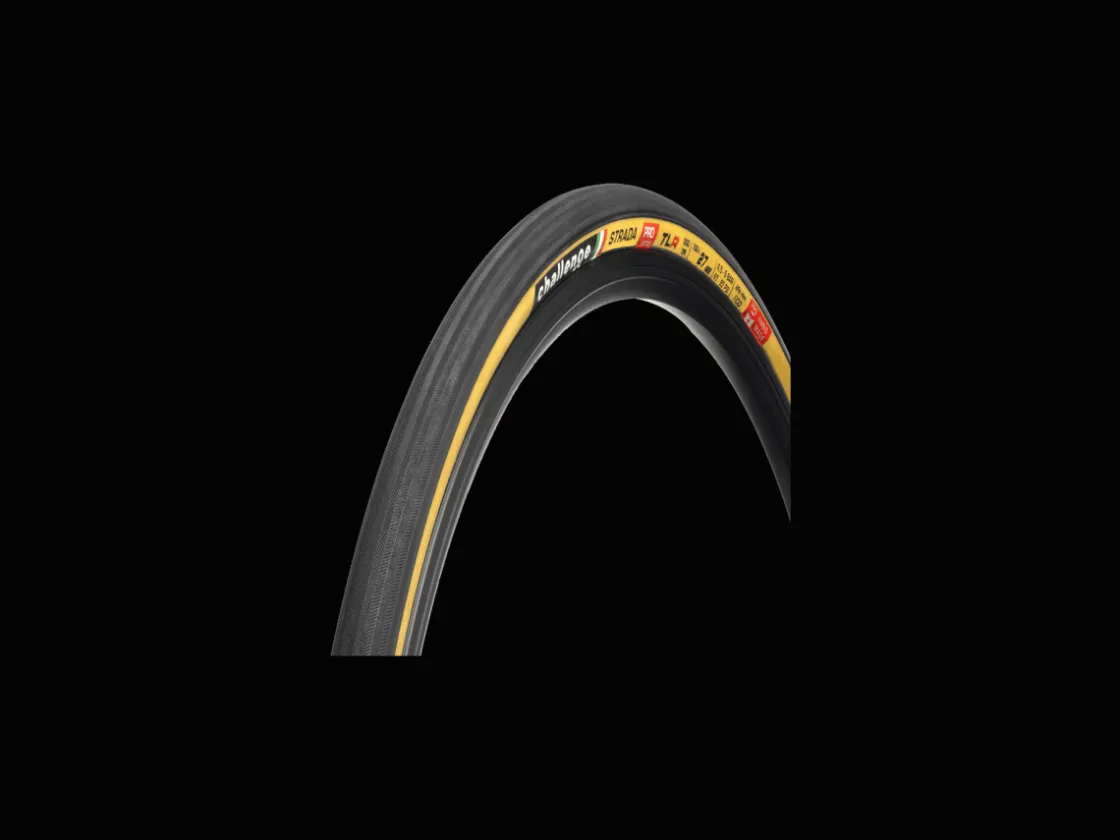 Trek Bikes Challenge Strada Pro Handmade Tubeless Road Tire Black/Natural Hot