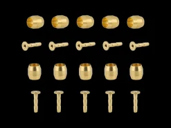 Trek Bikes C-Star Hydraulic Brake Olives and Barbs - Pack of 10 Gold Hot