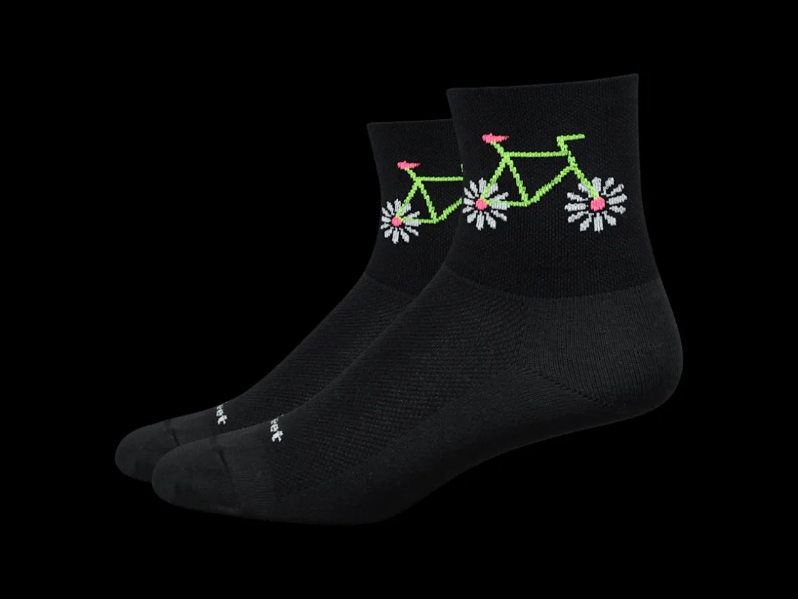 Trek Bikes DeFeet Aireator 3'' Women's Pedal Power Socks Black Sale