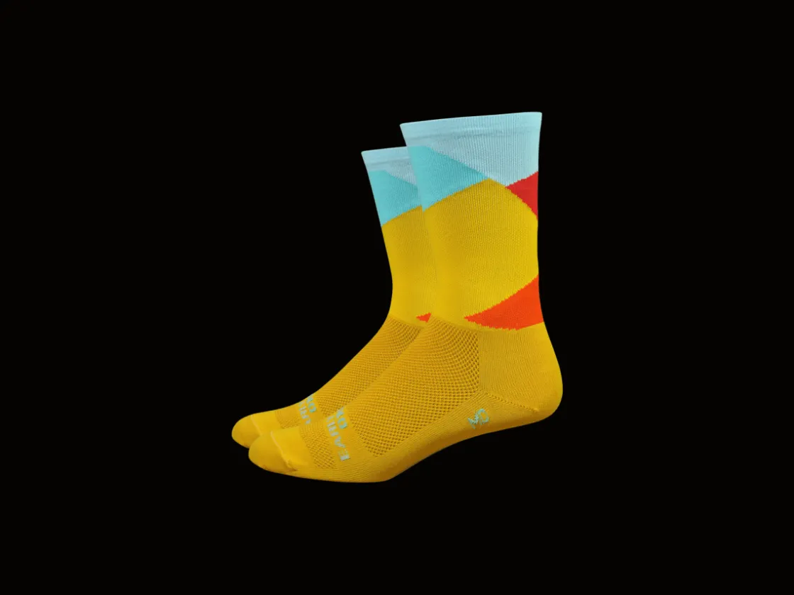 Trek Bikes DeFeet Aireator Ornot 6'' Intersection Socks Hot